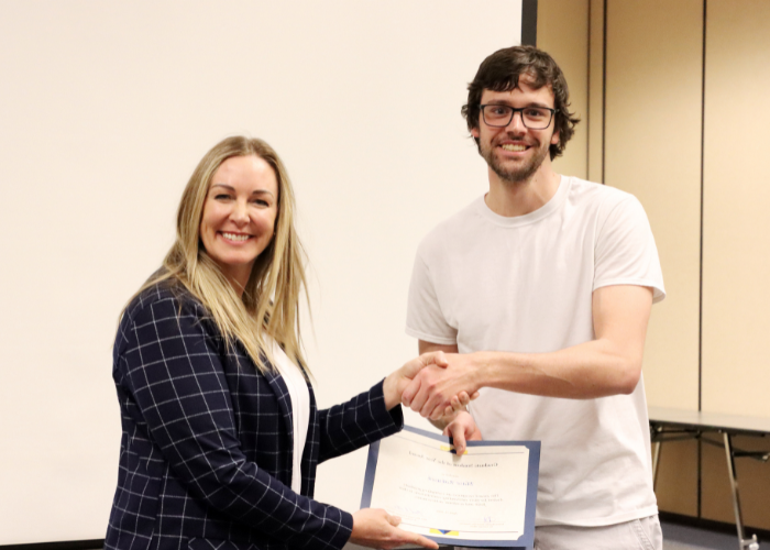 Graduate student of the year award winner